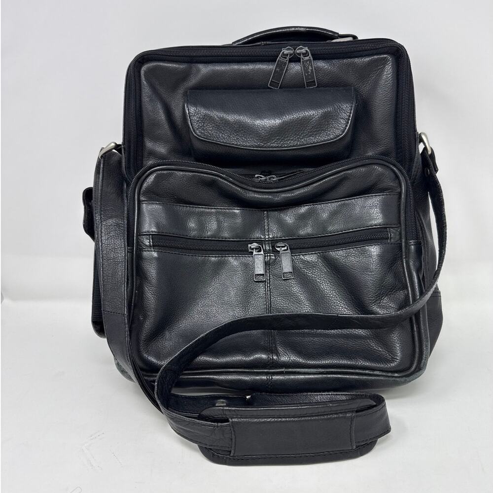 Very Unique and Compact Vintage Wilson Leather Sleek Shoulder Computer Bag